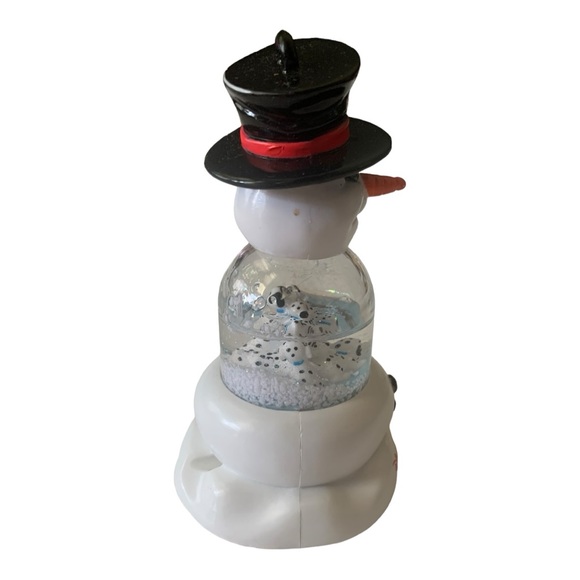 VTG 1996 Disney 101 Dalmatians Sleigh & Snowman Water Globe Toys xmas Ornaments - Picture 12 of 16